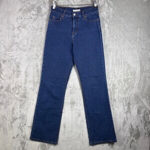 Levi's 512 Womens Bootcut Jeans Perfectly Slimming 6M Blue Western Boho Cowgirl